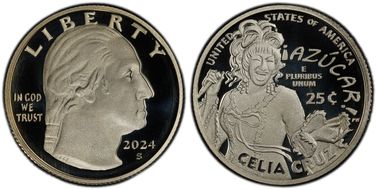 2024-S 25C Celia Cruz PR70DCAM
