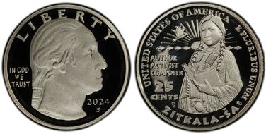 2024-S 25C Zitkala-Ša PR70DCAM