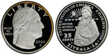 2024-S 25C Zitkala-Ša Silver PR70DCAM