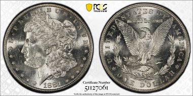 1881-S $1 MS63