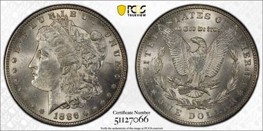 1886 $1 MS63