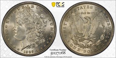 1889 $1 MS63