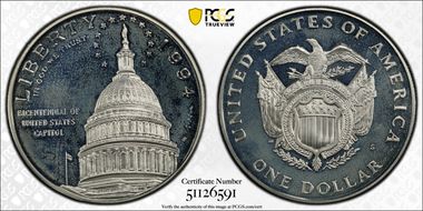 1994-S $1 Capitol PR67DCAM