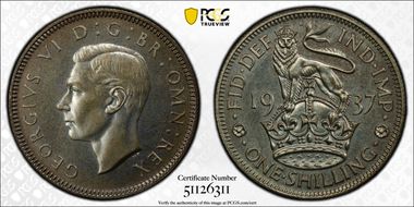 1937 Shil S-4082 English Rev PR66