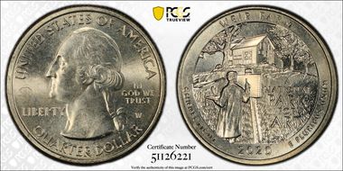 2020-W 25C Weir Farm NP V75 MS66