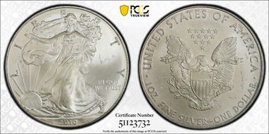 2010 $1 Silver Eagle MS64