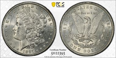 1897 $1 MS62