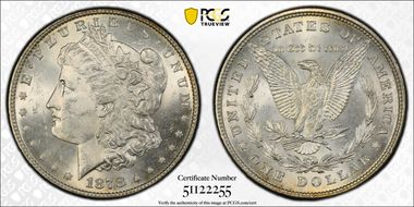 1878 8TF $1 MS62