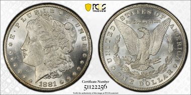 1881-CC $1 MS63