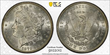 1879-O $1 MS62