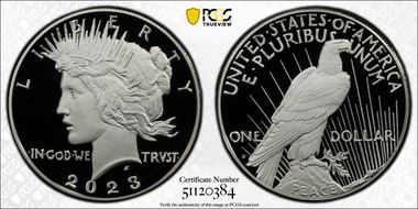 2023-S $1 Peace Dollar PR70DCAM
