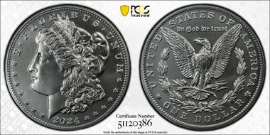 2024 $1 Morgan Dollar MS70