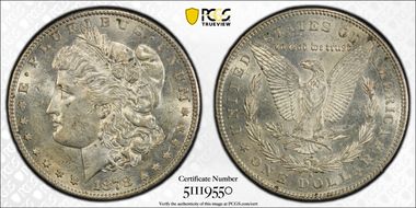 1878-S $1 AU53