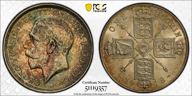 1918 Florin S-4012 MS62