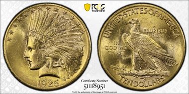 1926 $10 MS62