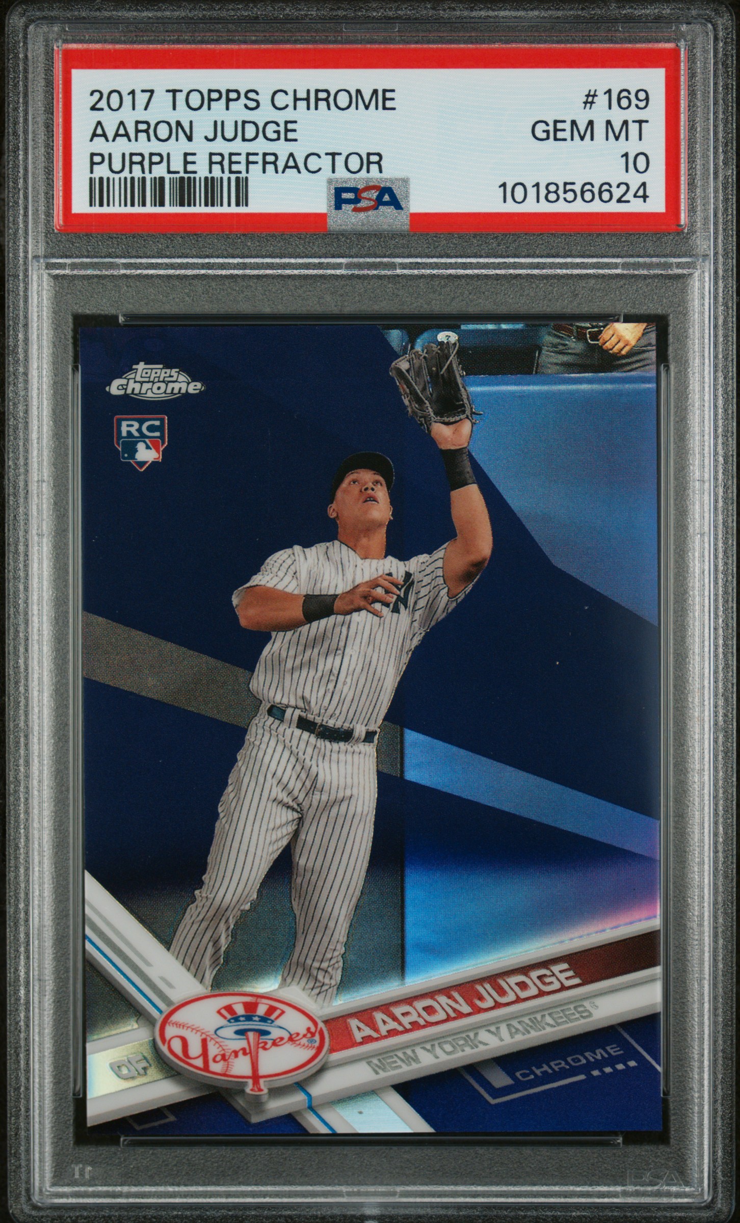 ゲームセンター・ゲームカード 2017 Topps Chrome Aaron Judge RC PSA Auction Prices Realized Baseball Cards 2017 TOPPS CHROME