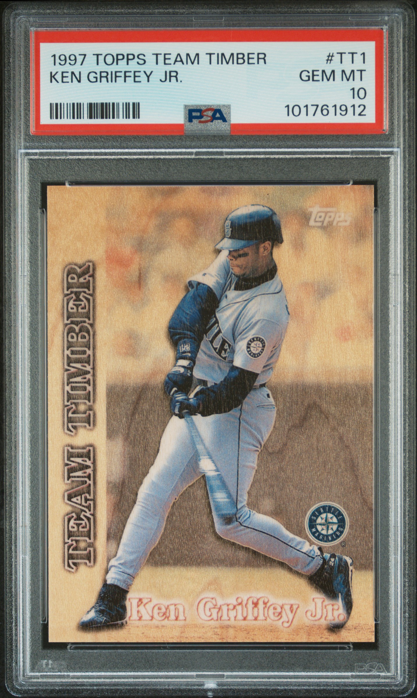 1997 Topps Team Timber Ken Griffey Jr. #Tt1 Gem Mt 10 front