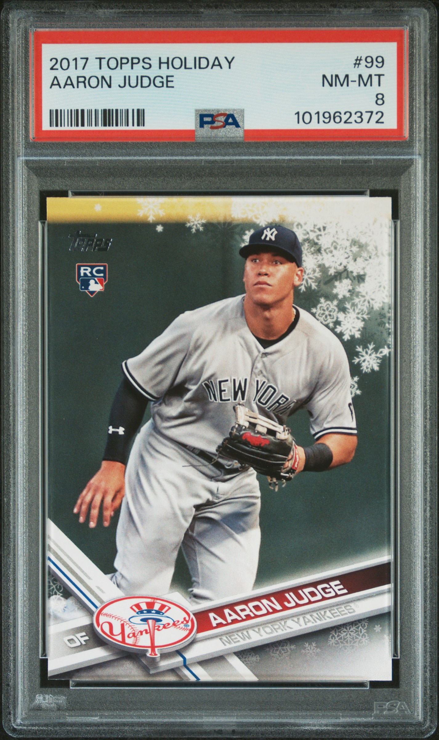 2017 Topps Holiday Aaron Judge #99 Nm-Mt 8 front