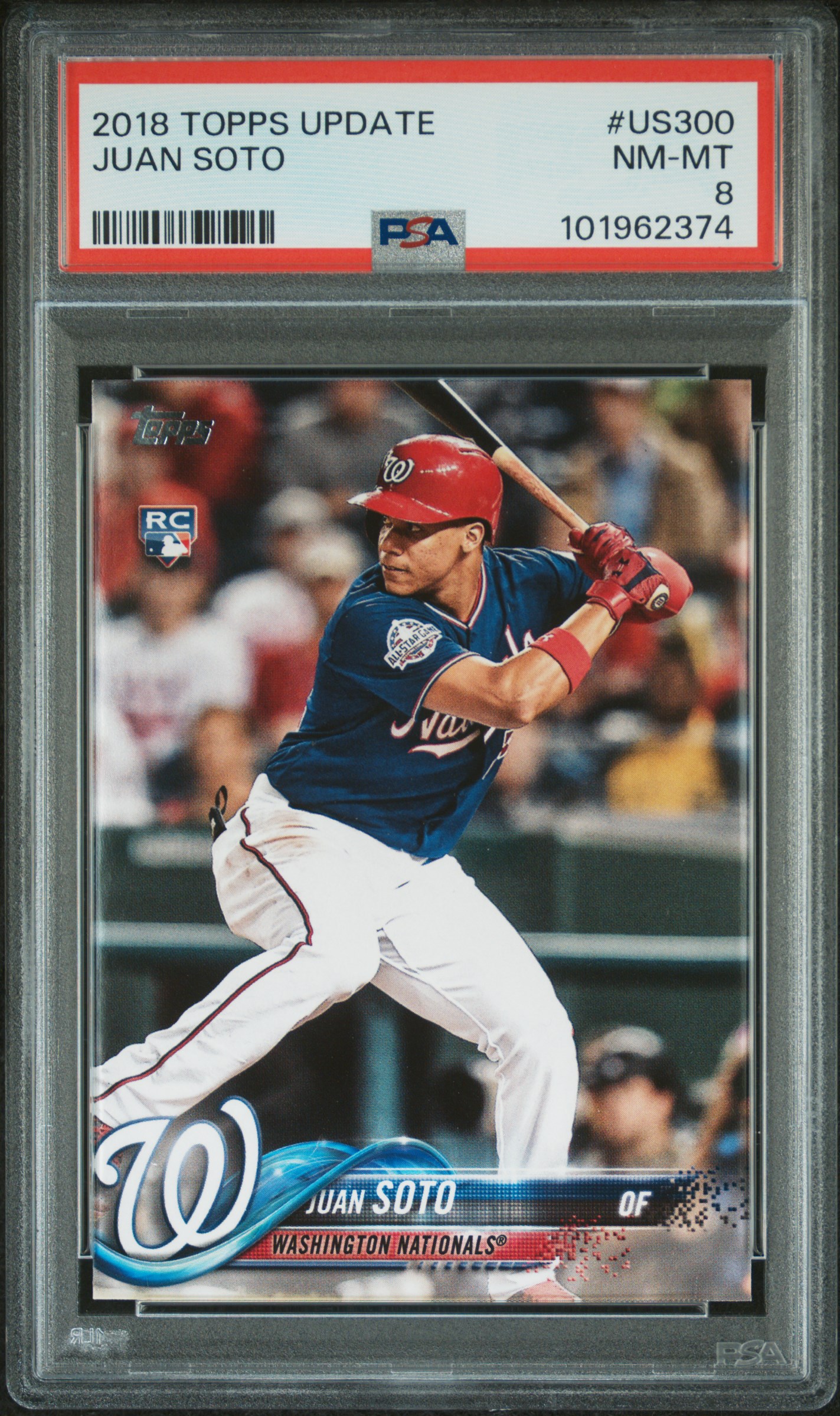 2018 Topps Update Juan Soto #Us300 Nm-Mt 8 front