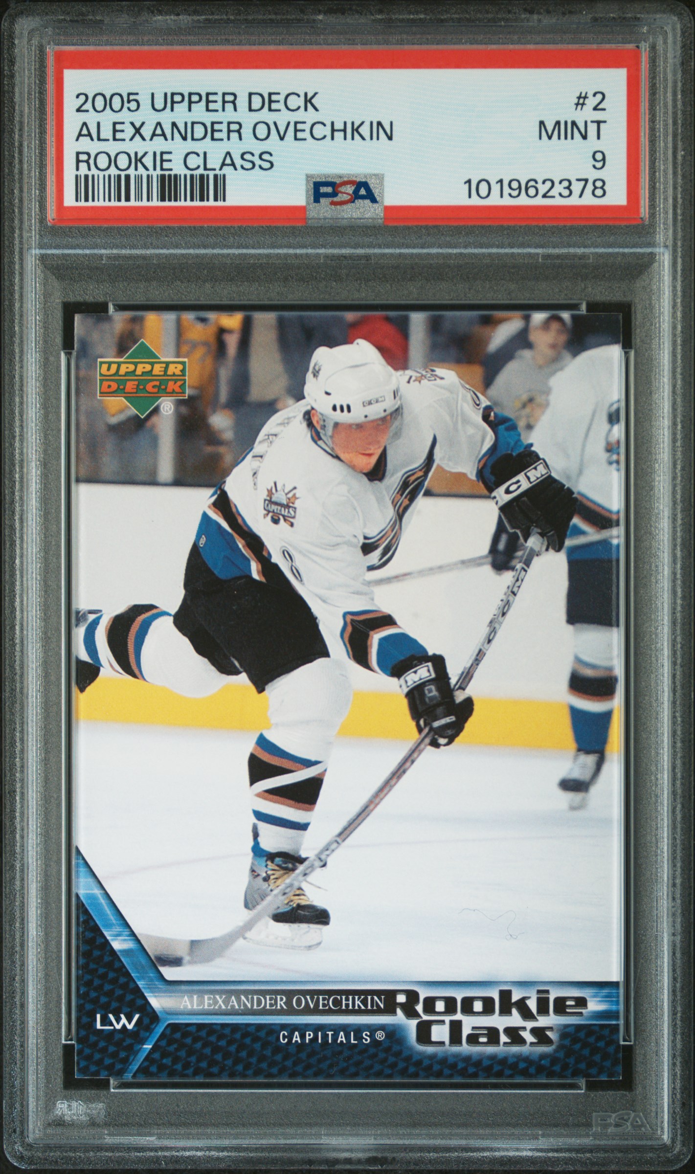 2005 Upper Deck Rookie Class Alexander Ovechkin #2 (Rookie Class) Mint 9 front