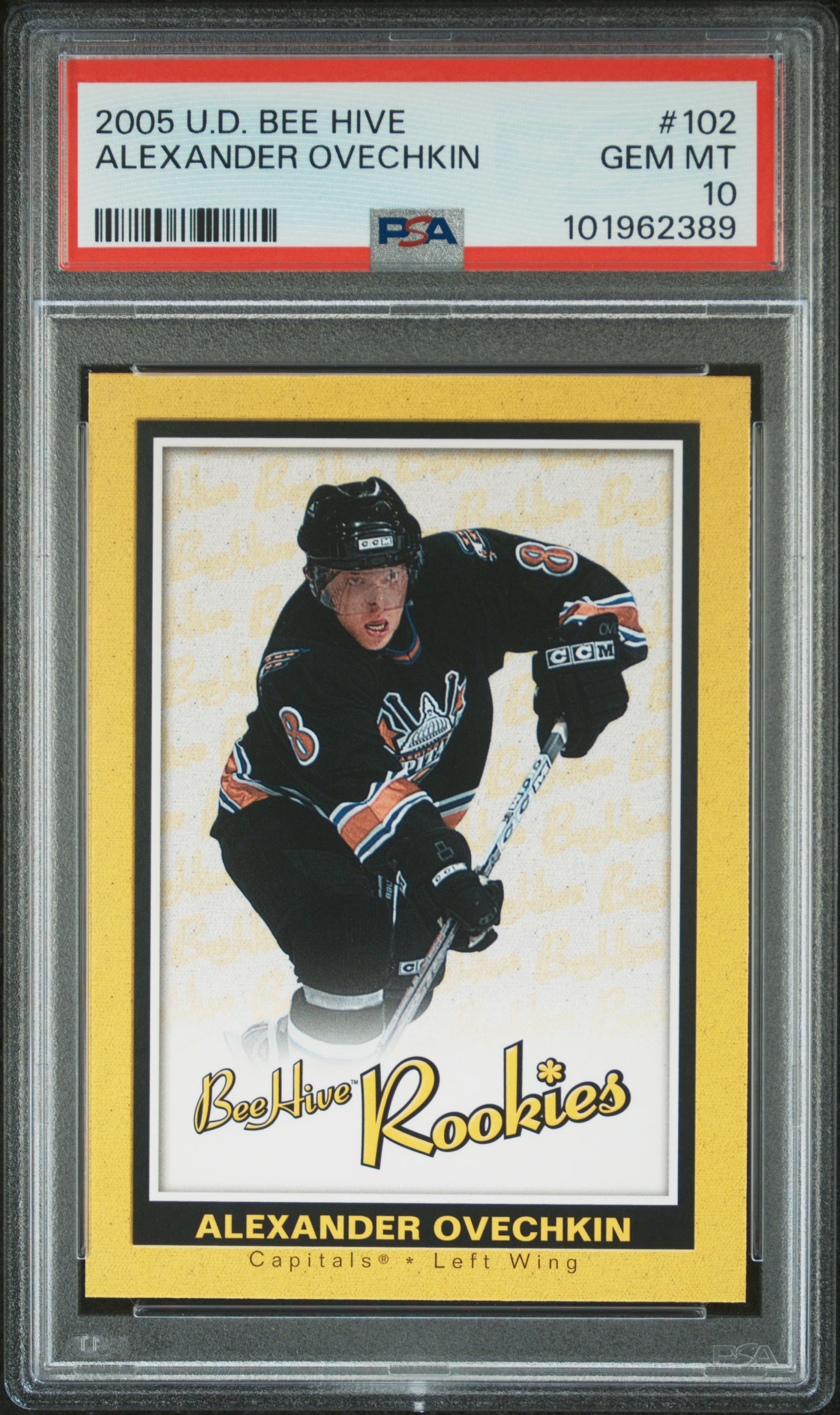 2005 Upper Deck Bee Hive Alexander Ovechkin #102 Gem Mt 10 front