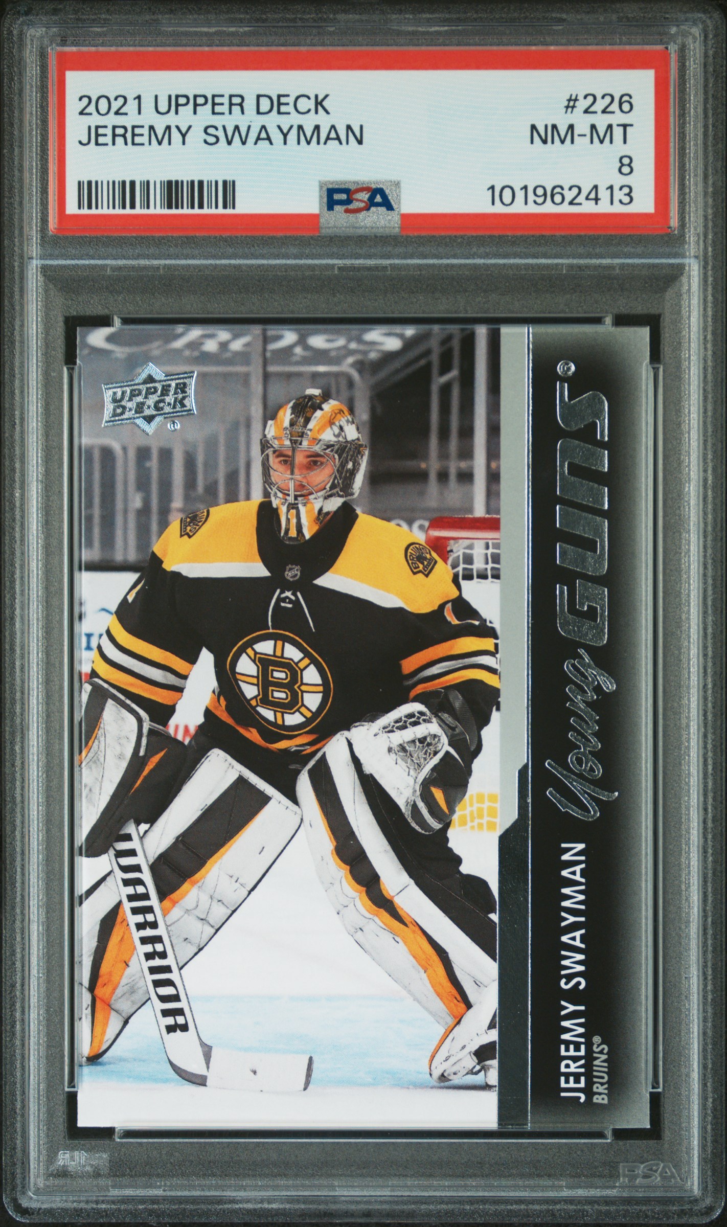 2021-2022 Upper Deck Jeremy Swayman #226 Nm-Mt 8 front