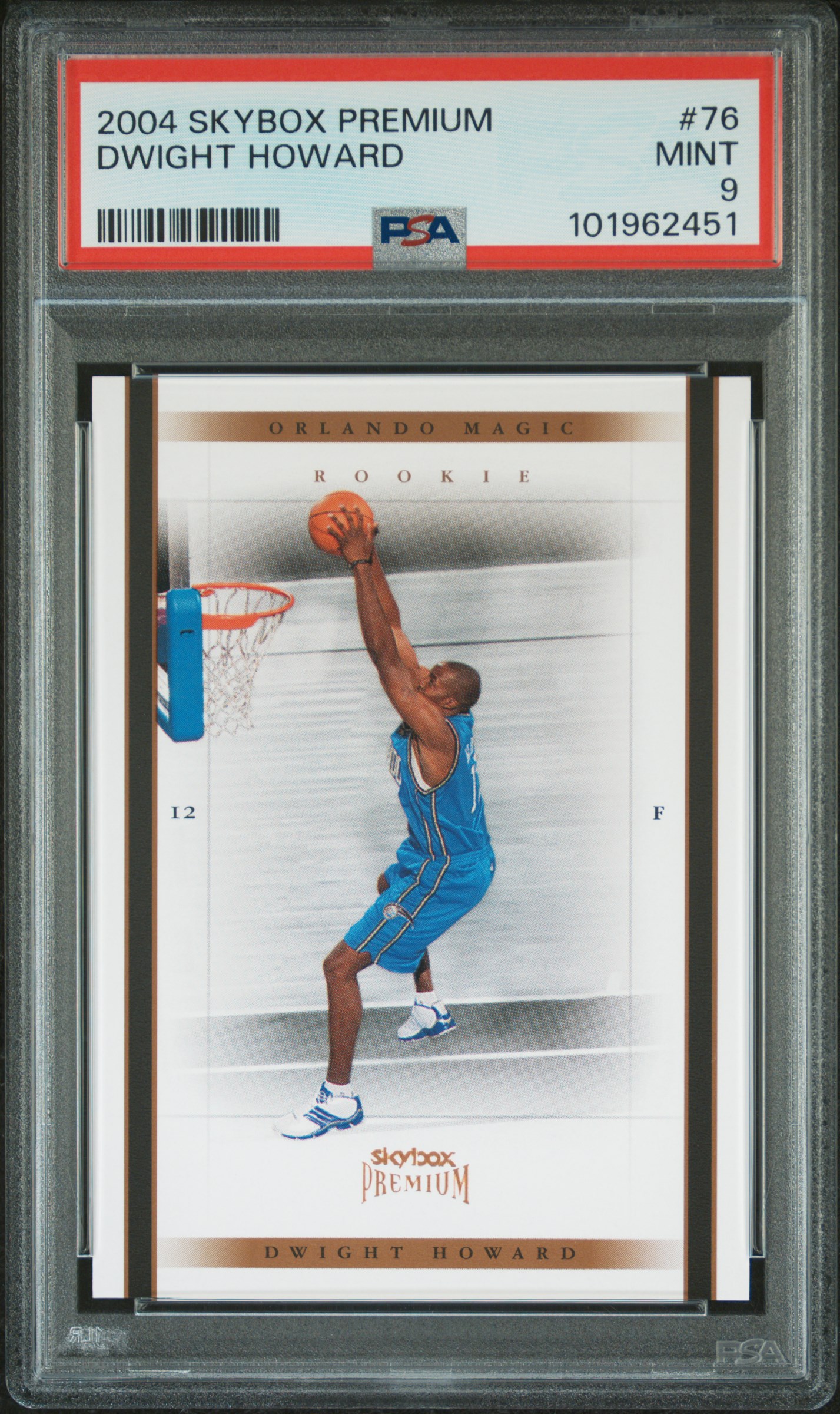 2004 Skybox Premium Dwight Howard #76 Mint 9 front