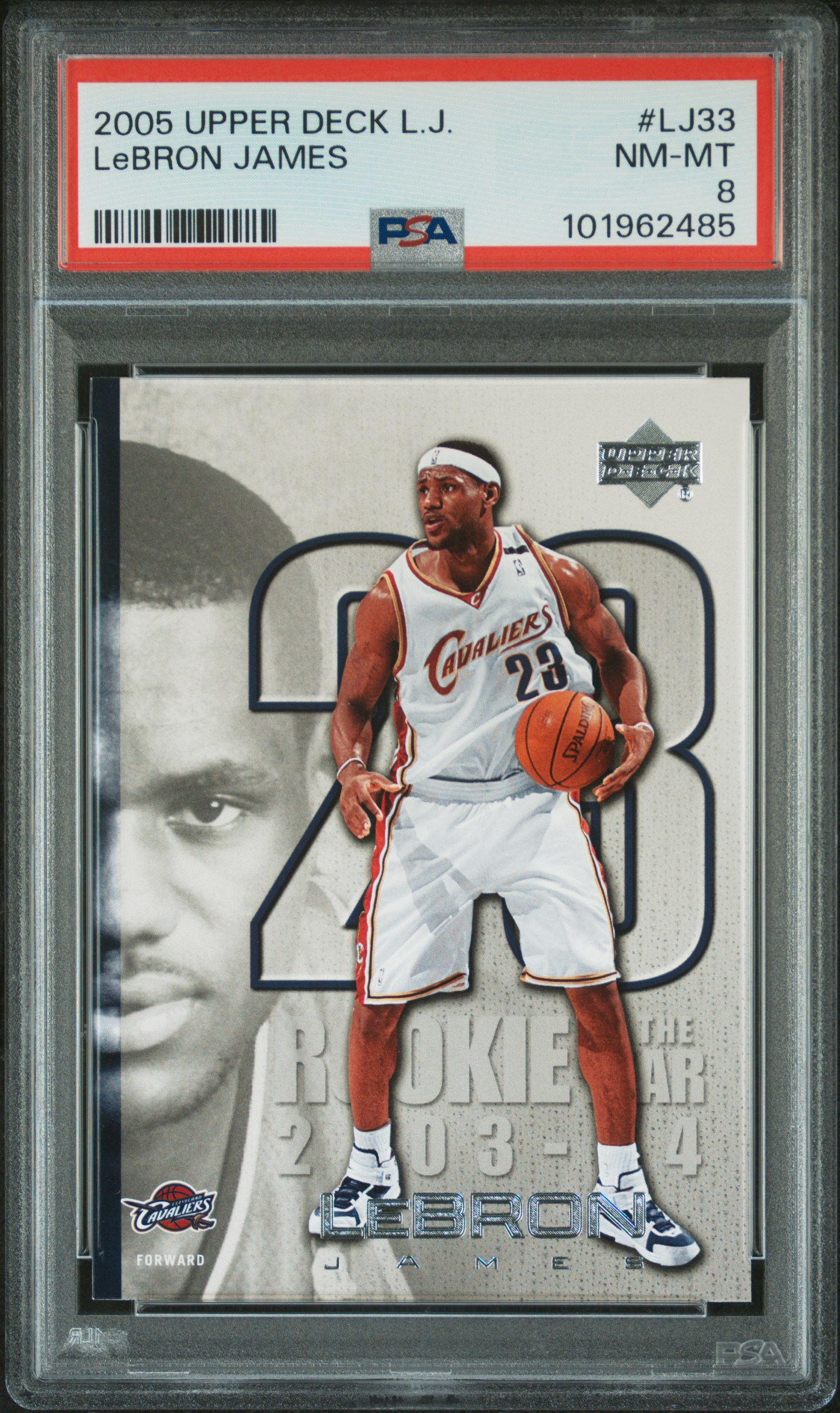 2005 Upper Deck Lebron James Lebron James #Lj33 Nm-Mt 8 front