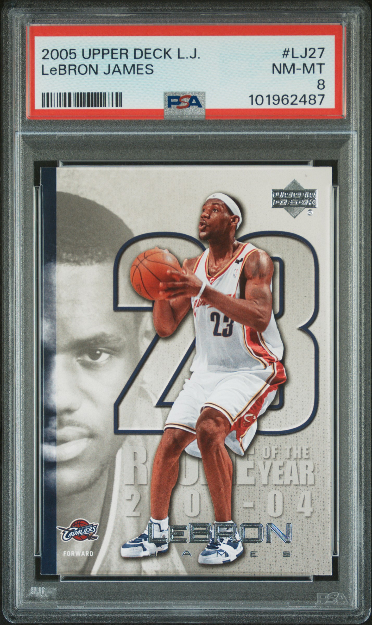 2005 Upper Deck Lebron James Lebron James #Lj27 Nm-Mt 8 front