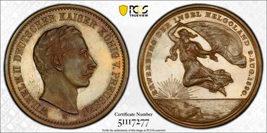 1890 Medal Marienburg-6942 Bronzed AE SP64