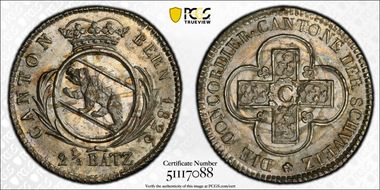 1826 2 1/2 B Batz MS66