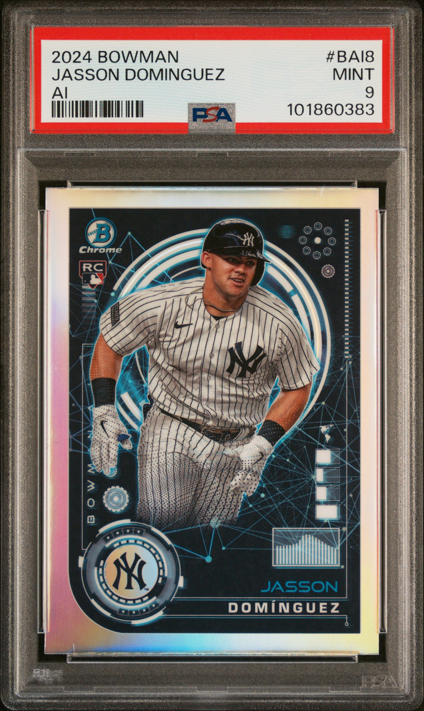 2024 Bowman Bowman Ai Jasson Dominguez #Bai8 Mint 9 front