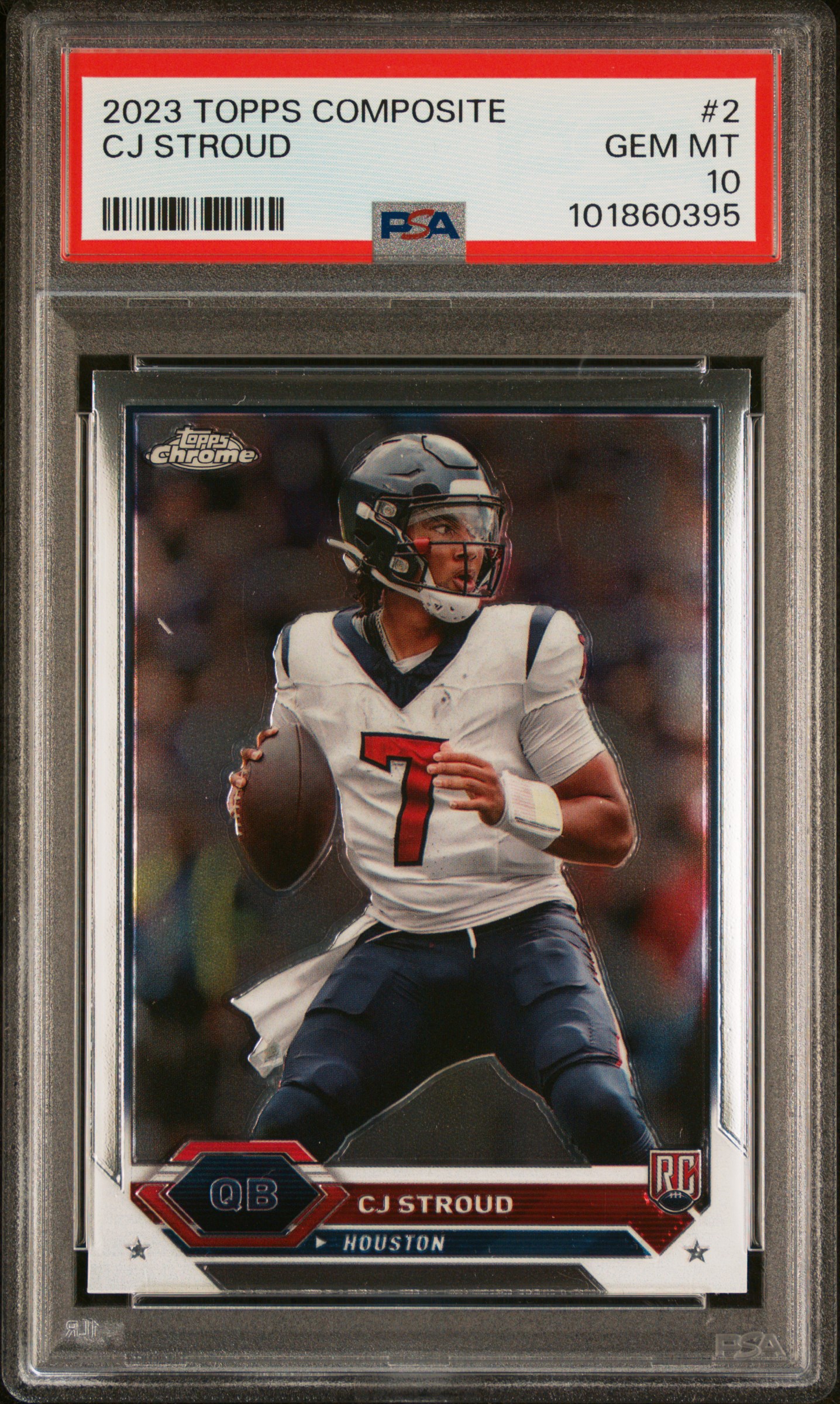 2023 Topps Composite Cj Stroud #2 Gem Mt 10 front