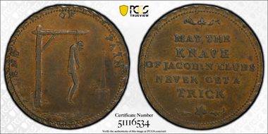 (c.1790) Tk 1/2D DH-831 Middlesex Spence's AU55BN