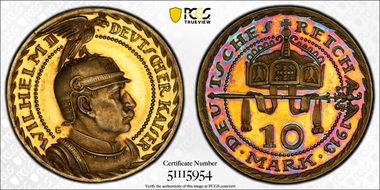 1913-G P10 Mk Sch253aG2 Ag Gilt SP64