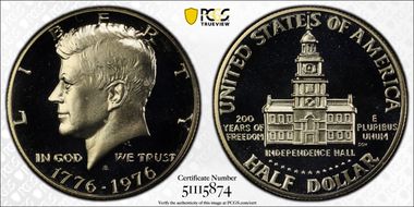 1976-S 50C Silver PR69DCAM