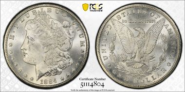 1884-CC $1 MS64+