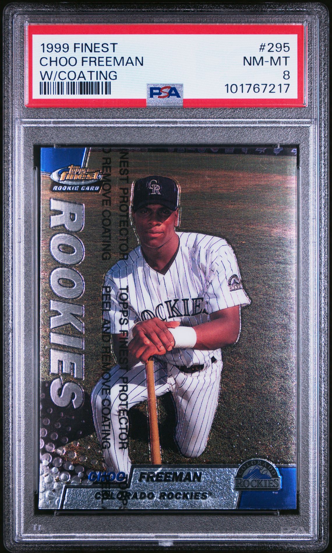 1999 Finest FINEST W/COATING #295 Choo Freeman front