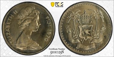 1970 $1 Independence CuNi PR66