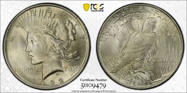 1922 $1 MS65+ 