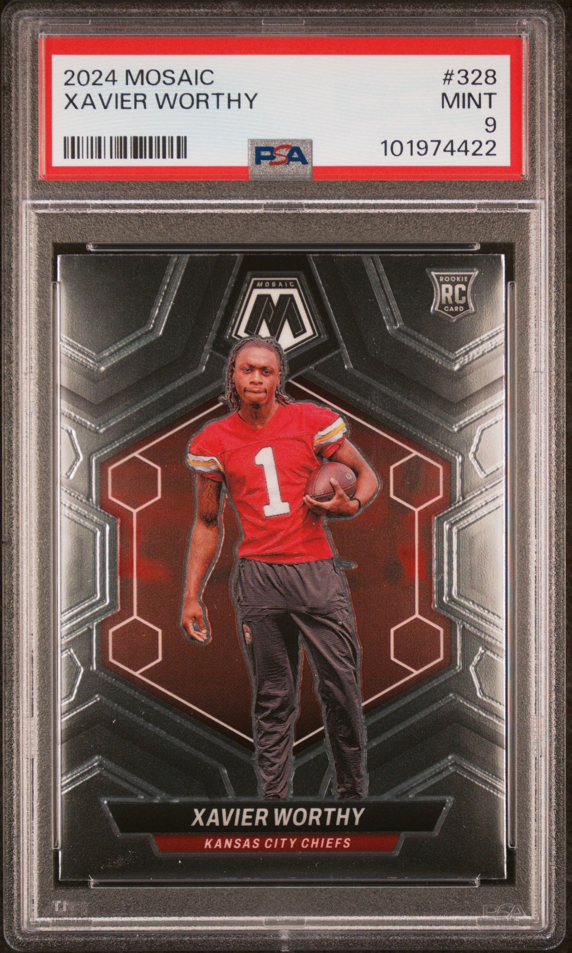 2024 Panini PANINI MOSAIC #328 Xavier Worthy front