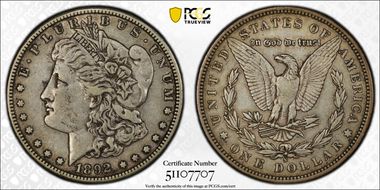1892-S $1 XF40