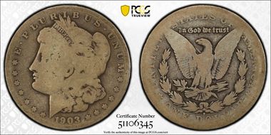1903-S $1 VAM 2, Micro S FR2