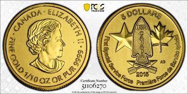 2015 $5 Devil's Brigade MS69