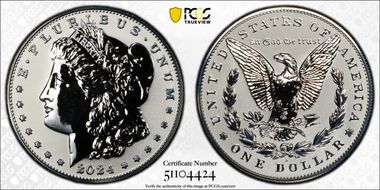 2024-S $1 Morgan Dollar Rev PR Two-Coin Reverse Proof Set First Strike PR69