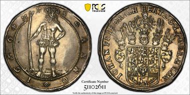 1666-HS Thaler D-6544 AU55
