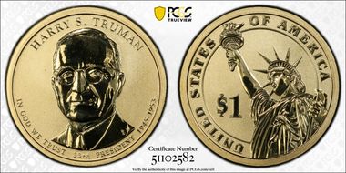 2015-P $1 Harry S. Truman Rev PR Chronicles Set PR69