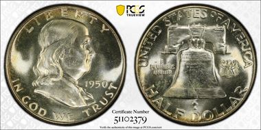 1950 50C PR65