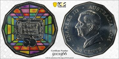 2024 50C 50 Years of Countdown Colorized MS69