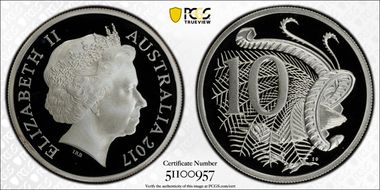2017 10C Silver PR69DCAM